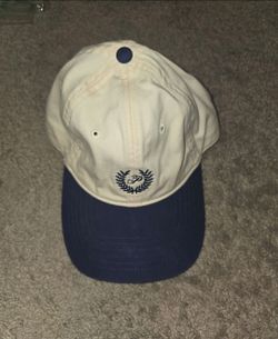 Dark Blue & White Adjustabke Strap Hat
