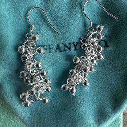 Tiffany’s Dangle Stirling Silver Earrings New