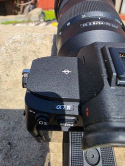 Sony a7iv combo with a gm 24-70mm lens