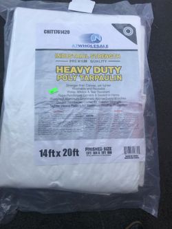 Heavy duty poly tarpaulins