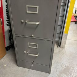 2 Drawer Metal Full Size Filing Cabinet