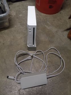 Nintendo Wii Console with Power Adapter