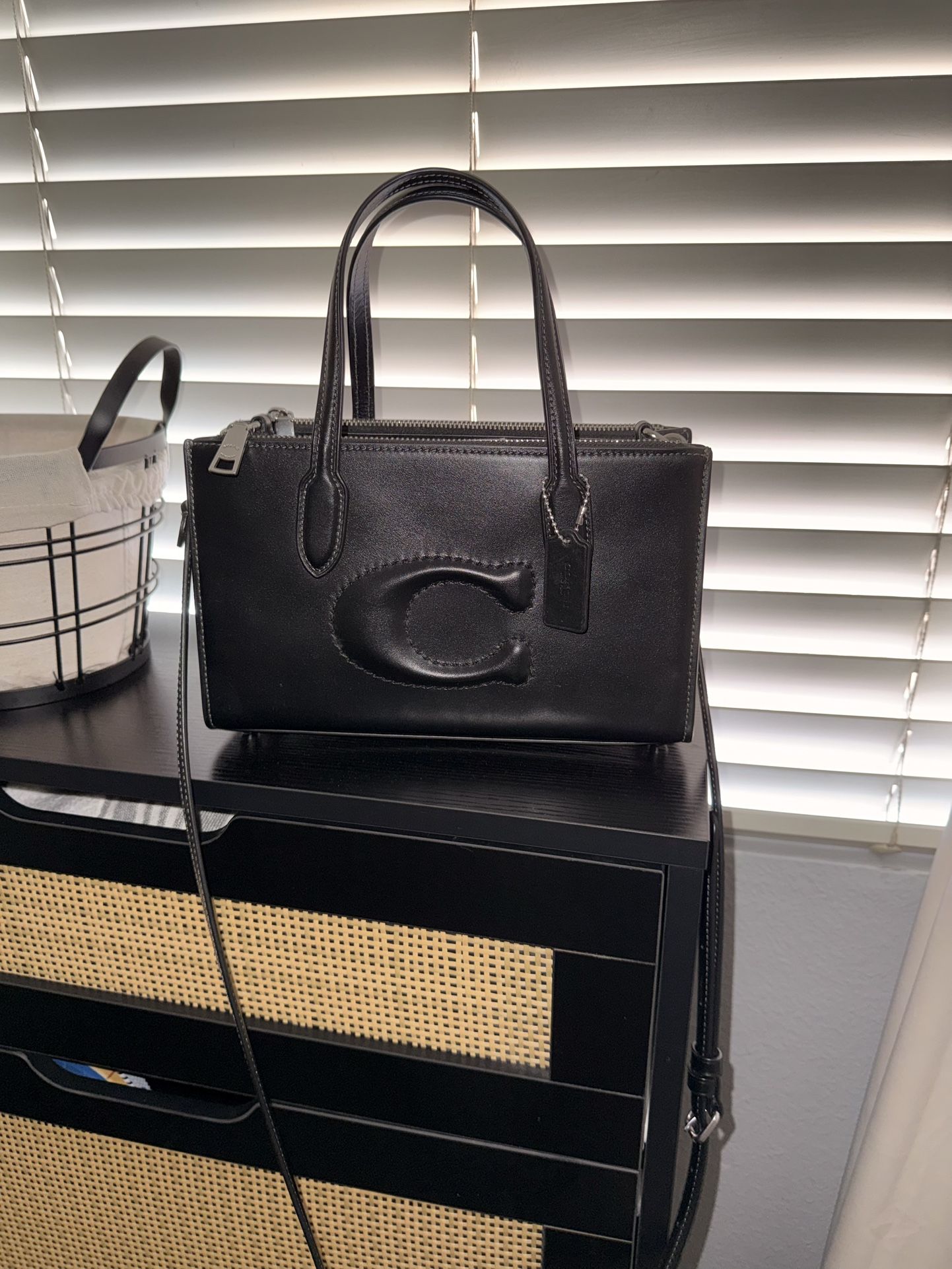 Coach Nina Small Tote Bag Black 