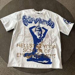 Hellstar Cream yoga Tee 