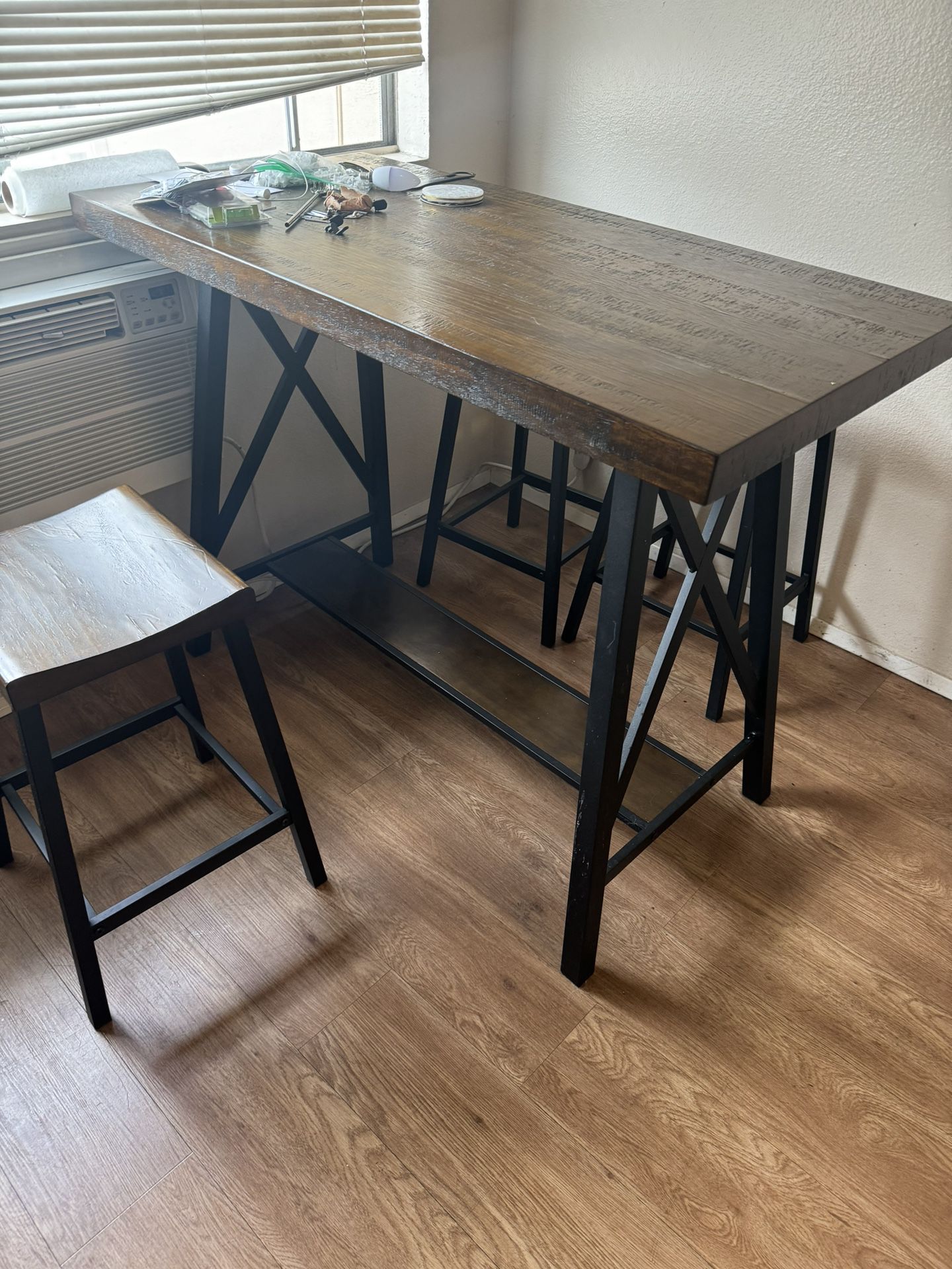 Wood Kitchen Table with Chairs 