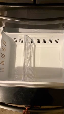 Refrigerator Freezer Drawer Bin with Divider LG BRAND