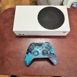 Microsoft Xbox Series S 512GB White Console w/ Aqua Shift Controller Tested