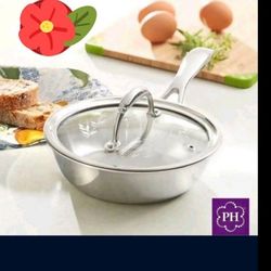 Sarten de 8" tri ply princess house