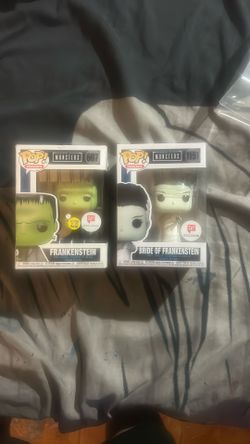 Universal Monsters Bride of Frankenstein Funko pop set of 2 Walgreens exclusive s