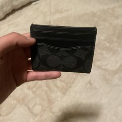 Coach Card Holder Wallet
