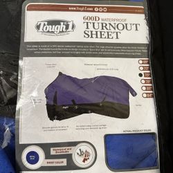Tough 1 600 Denier Waterproof Horse Sheet Blue/Royal 75"