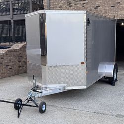 6x12 Aluminum Enclosed Trailer - ALCOM Stealth