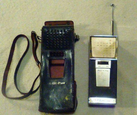 Montgomery Ward Air-line Vintage Walkie Talkie w/Case