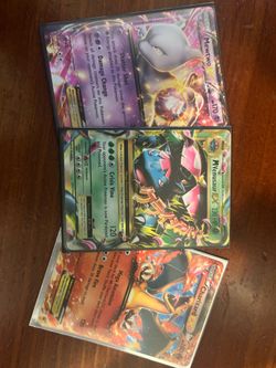 Pokémon XY Cards - Charizard EX, M Venasaur EX & Mewtwo EX