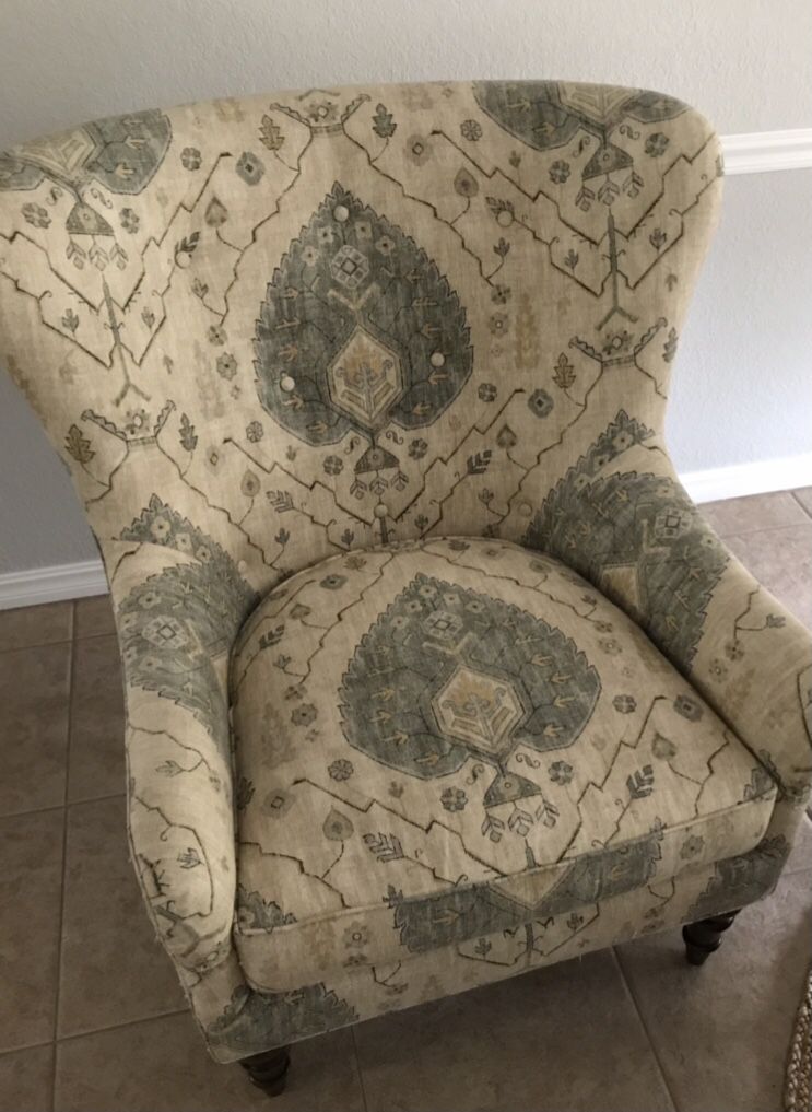 Patterned Chairs, 2 Total.  $165 OBO