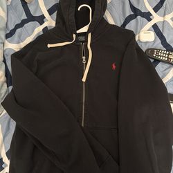 Polo zip up hoodie