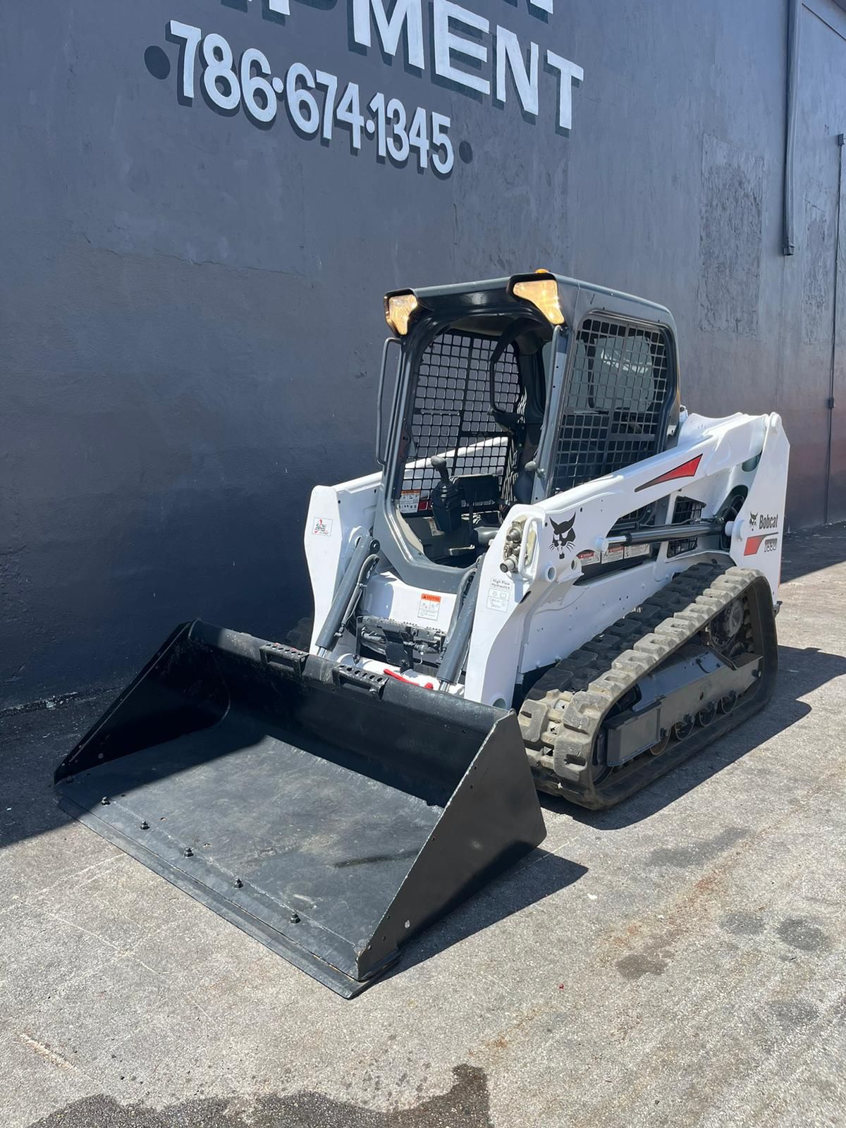 2017 Bobcat T550 Skid Steer Track Loader Joysticks