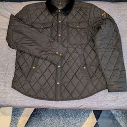 Polo Ralph Lauren Beaton Quilted Water-Repellent Corduroy Collar Jacket Sz XL