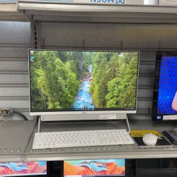 Dell All In One i3 8gb Memory 256gb HHD Desktop Computer 23.8” Model: W24c