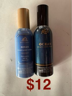 Bath & Body Works Ocean Concentrated Room Spray Duo