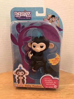 FINGERLINGS - MONKEY FINN - BLACK - NEW IN PACKAGE