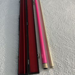 Pink Professional Pool Stick By Action