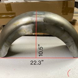 MOTORCYCLE STOREHOUSE Rhino, Custom Rear Fender. Universal Stainless steel.