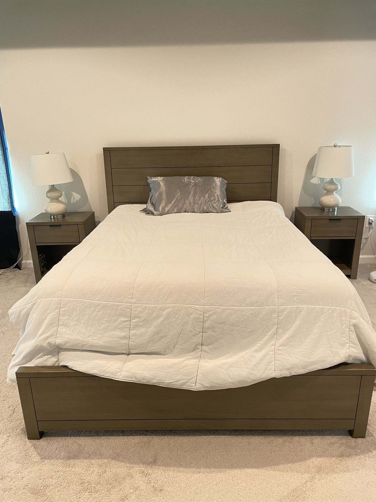 Bedroom Set (bed frame, two night stands, dresser)