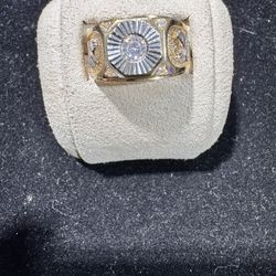 14k Mens Fashion Ring 