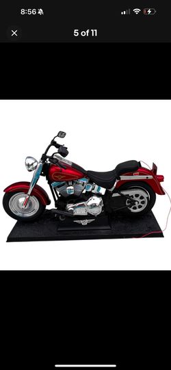 New Bright Red Harley Davidson Fat Boy RC Motorcycle NO Controller