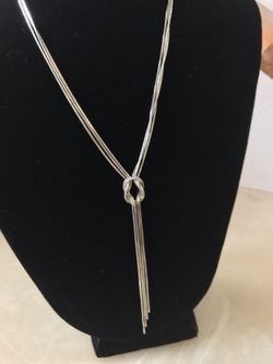 Extremely beautiful liquid silver 925 necklace