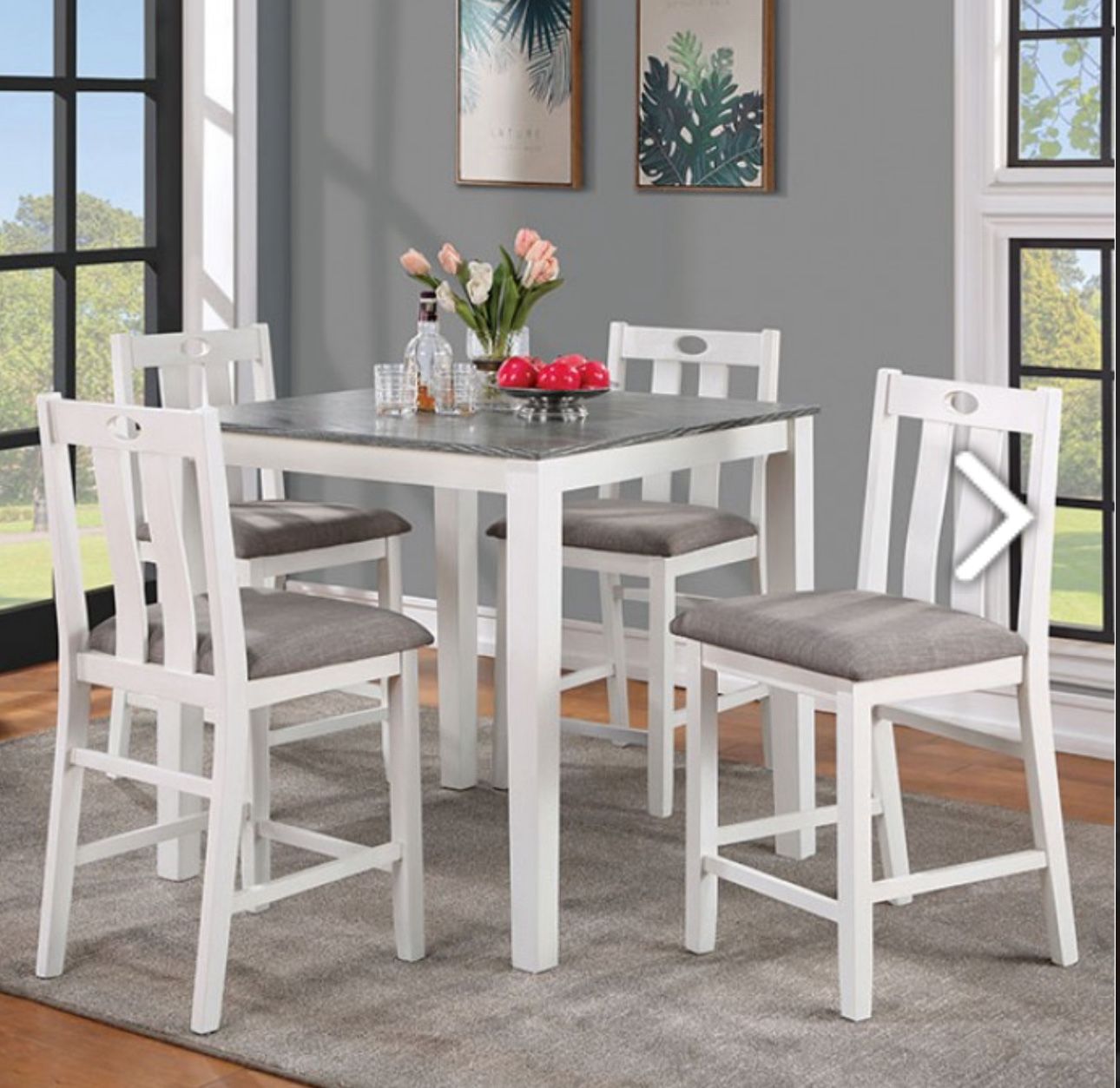 5PC DINING SET( FREE DELIVERY )