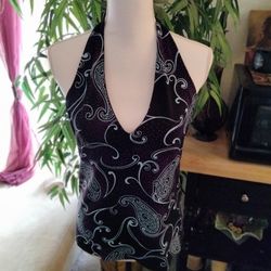 🖤💖BRAND NEW  SEXY HALTER TOP, SIZE LARGE 💖💙