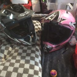 Him And Her Motorcycle Helmets