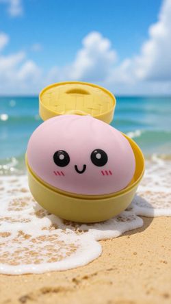 New Pink Dumpling Steamed Bun Dumpling Toy Soft Adorable Squeezing Toy