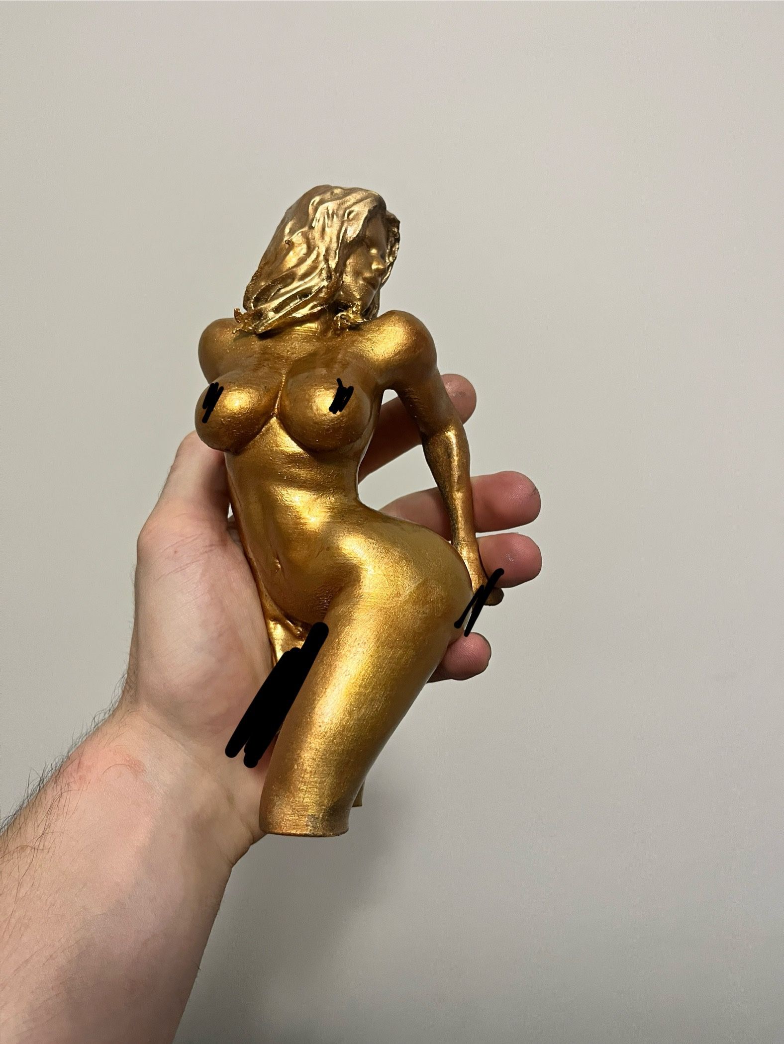 Transgender Self Pleasure Explicit Figurine Statue