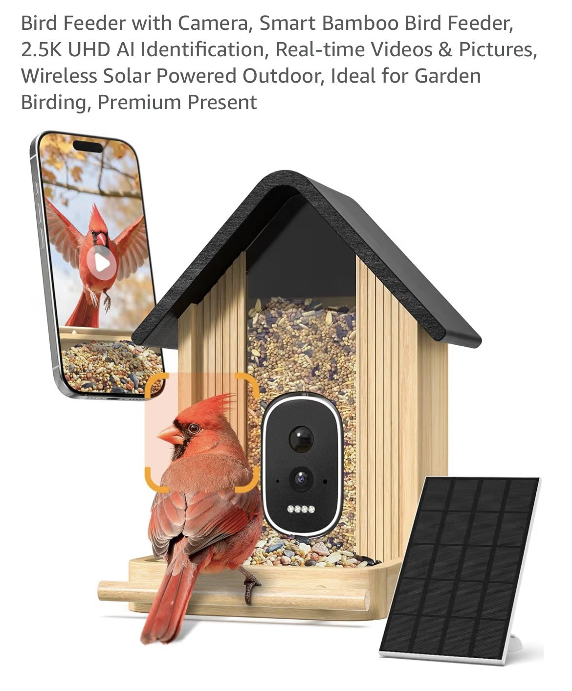 Brand New : Bird Feeder with Camera