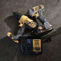 Dewalt Set Of Impact And Drill 