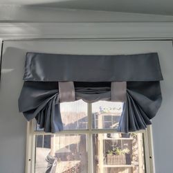 26x68 Roman Shade In Slate Blue