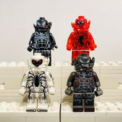 Marvel Venom Minifigures Spiderman Baddies | New Custom LEGO Compatible Toys