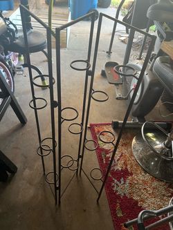 Set dos candelabros metal