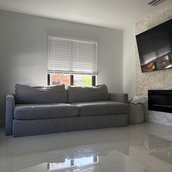 Gray, Gently used sofa from City Furniture