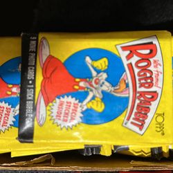 36 Packs Of Who Framed Roger Rabbit Topps Card 