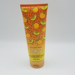 New Bath And Body Works Sun Washed Citrus 8 oz Ultra Shea Body Cream