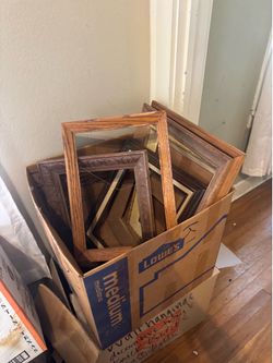 Box of 7 Antique Frames