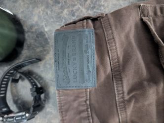 Lucky brand brown pants 33x30