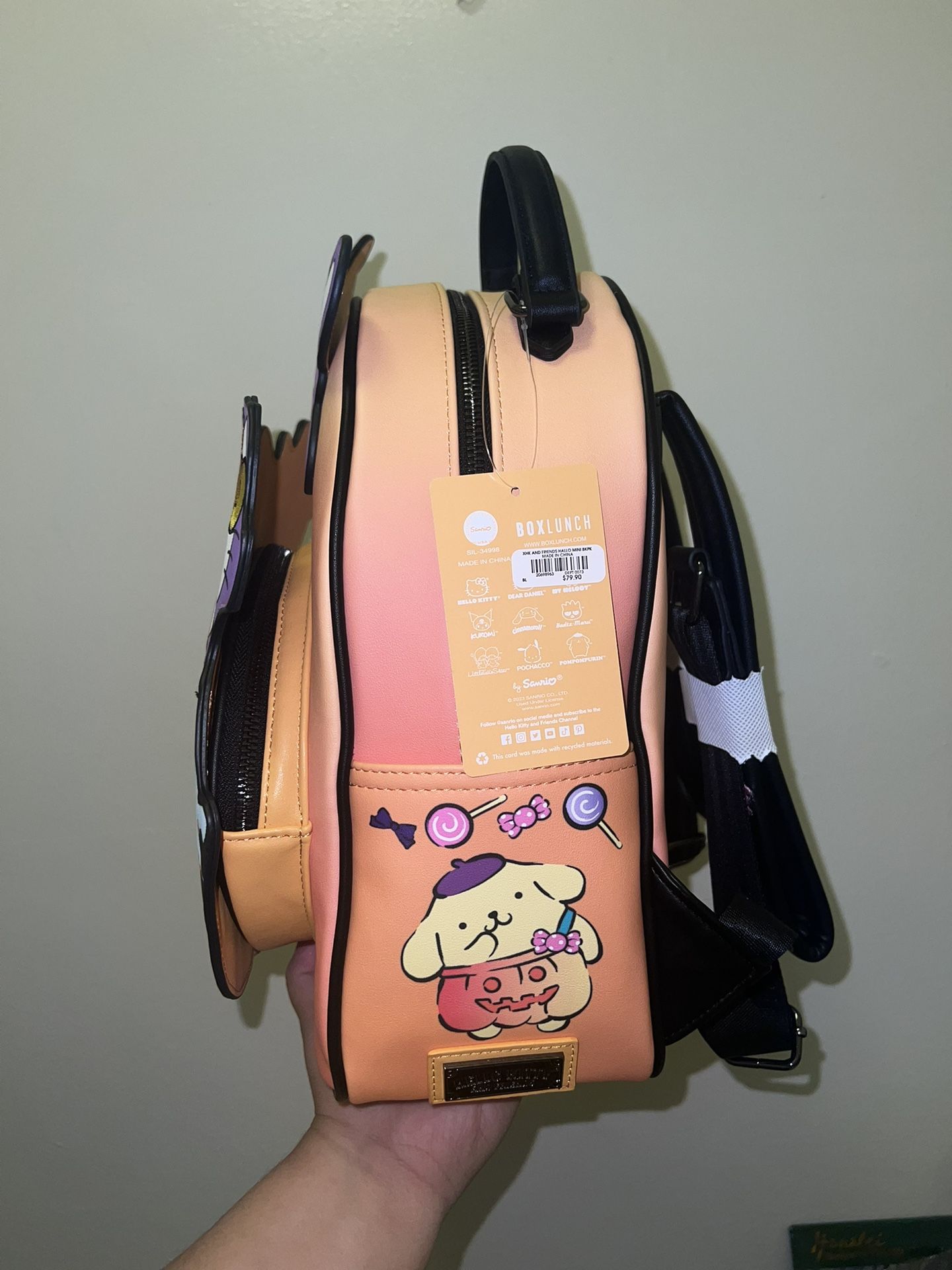 ashbrook leather mini backpack Pebble Crossbody Vertical zipper pocket at callout:BacktoSchool Color:MF 🔖 Price: 1750 tk