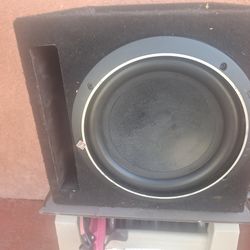 ONE SPEAKER UNA BOSINA ROCKFORD FOSGATE 10 INCHES GOOD CONDICIÓN ABLO ESPAÑOL