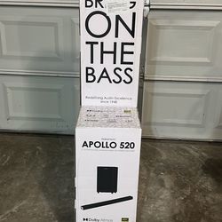 Nakamichi APOLLO 520 5.1.2. Channel Dolby Atmos Soundbar with Wireless subwoofer