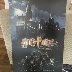 2001 Harry Potter and the Sorcerer’s Stone Warner Bros Promo Poster